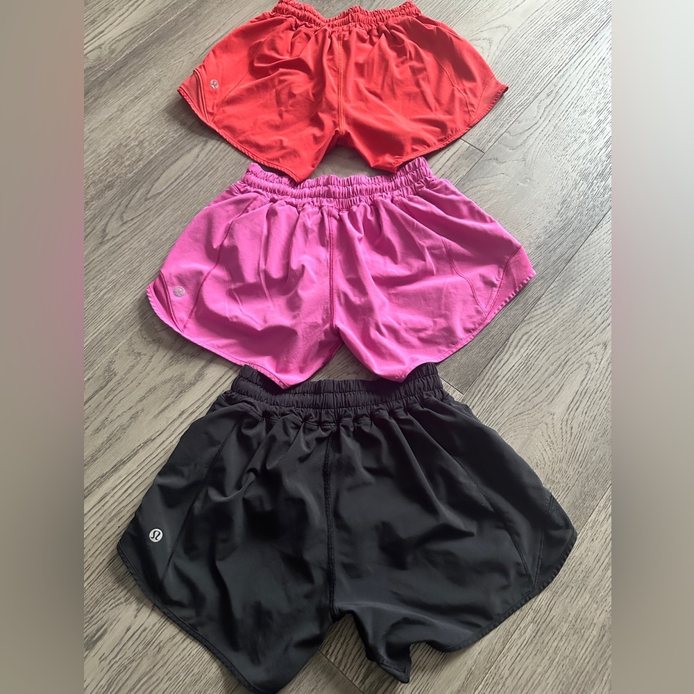 3 Pairs Lululemon Hotty Hots 4”